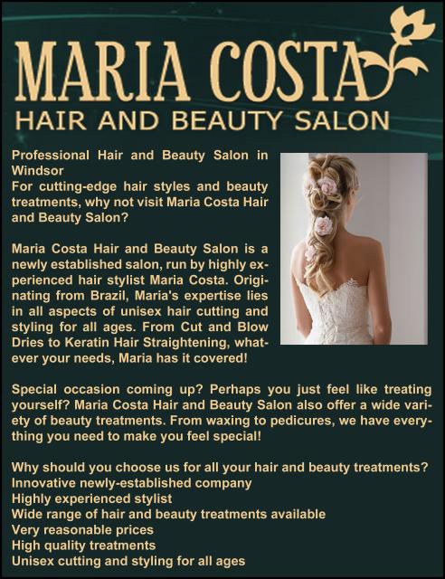 Maria Costa Hair Beauty Salon Hair And Beauty Salon In Windsor